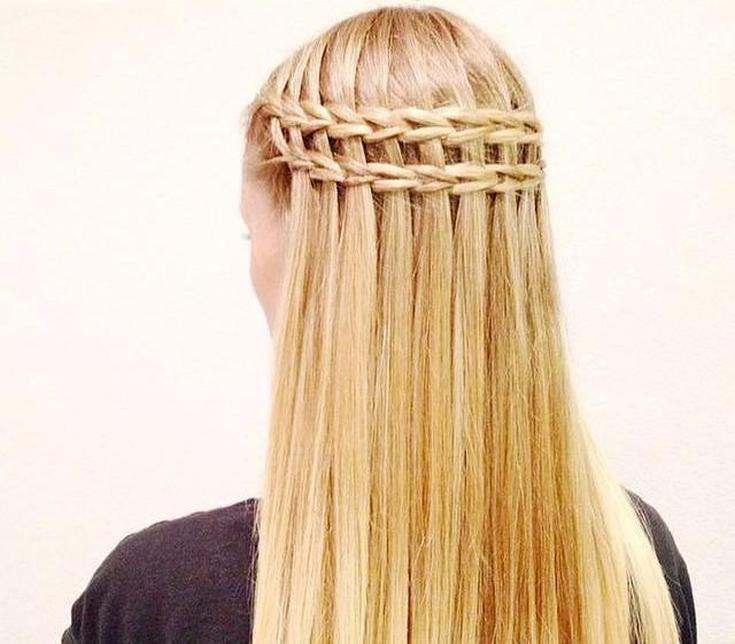 (+230 fotos) Cachoeira de tranças tecendo