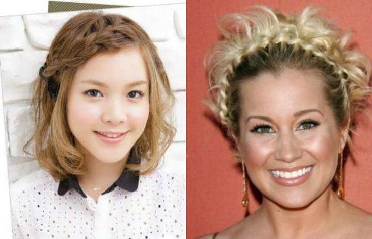 (+165 fotos) Faixa de cabelo em rabo de cavalo com cabelo solto (instruções passo a passo para fotos)