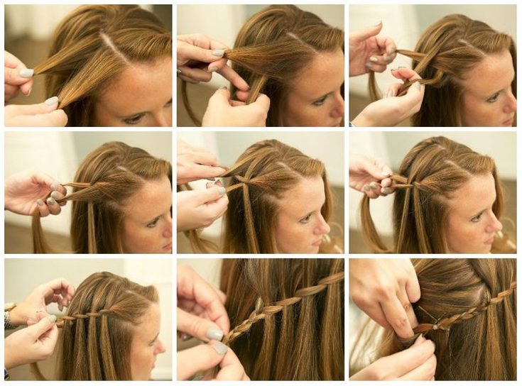 (+165 fotos) Faixa de cabelo em rabo de cavalo com cabelo solto (instruções passo a passo para fotos)