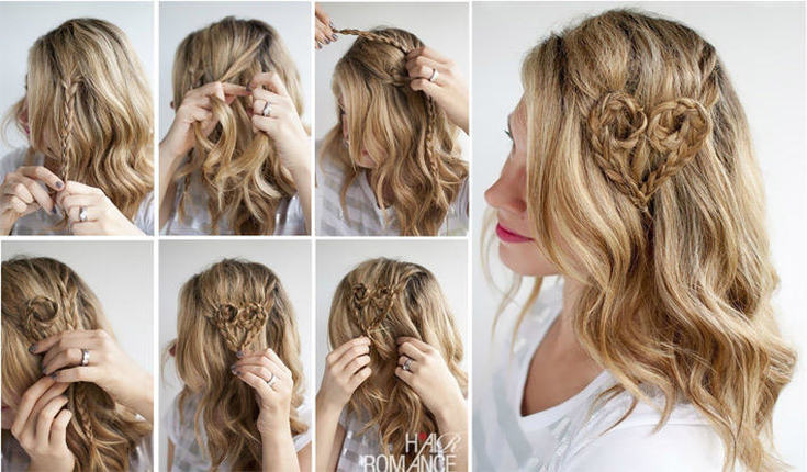 (+165 fotos) Faixa de cabelo em rabo de cavalo com cabelo solto (instruções passo a passo para fotos)