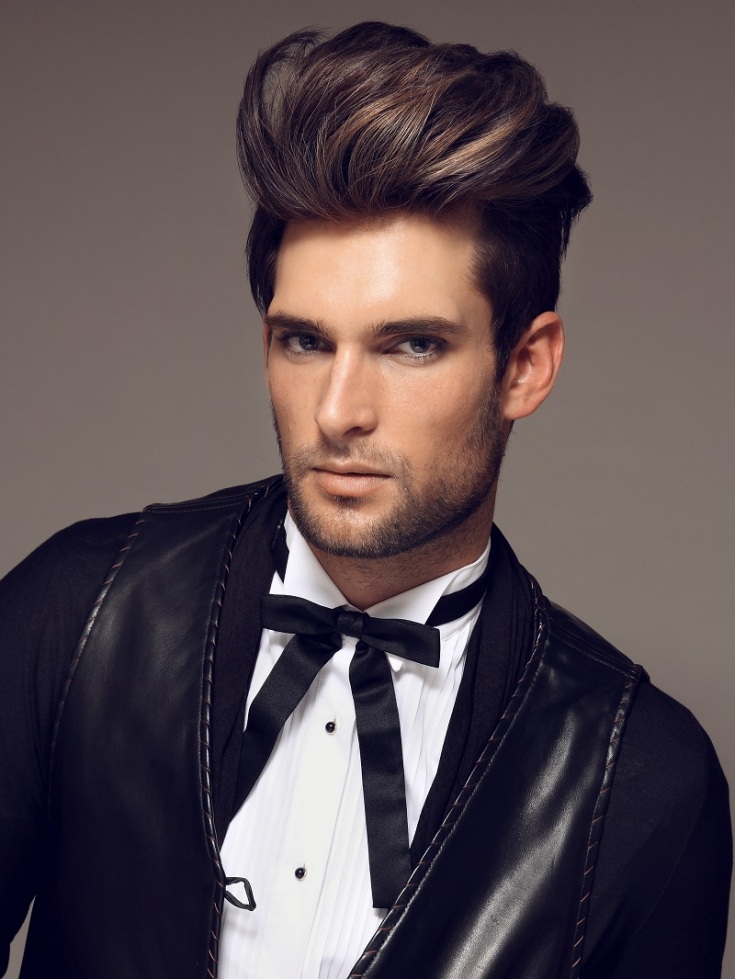 (+130 fotos) Produtos de modelagem de cabelo para homens