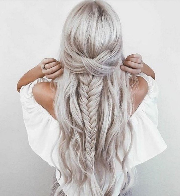 Penteados tópicos simples para cabelos preguiçosos de médio a longo