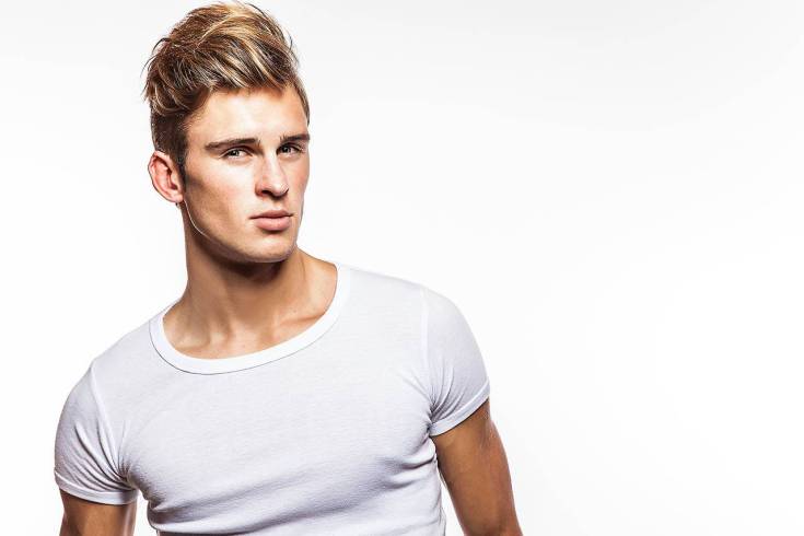 (+120 fotos) Penteados masculinos para rosto alongado