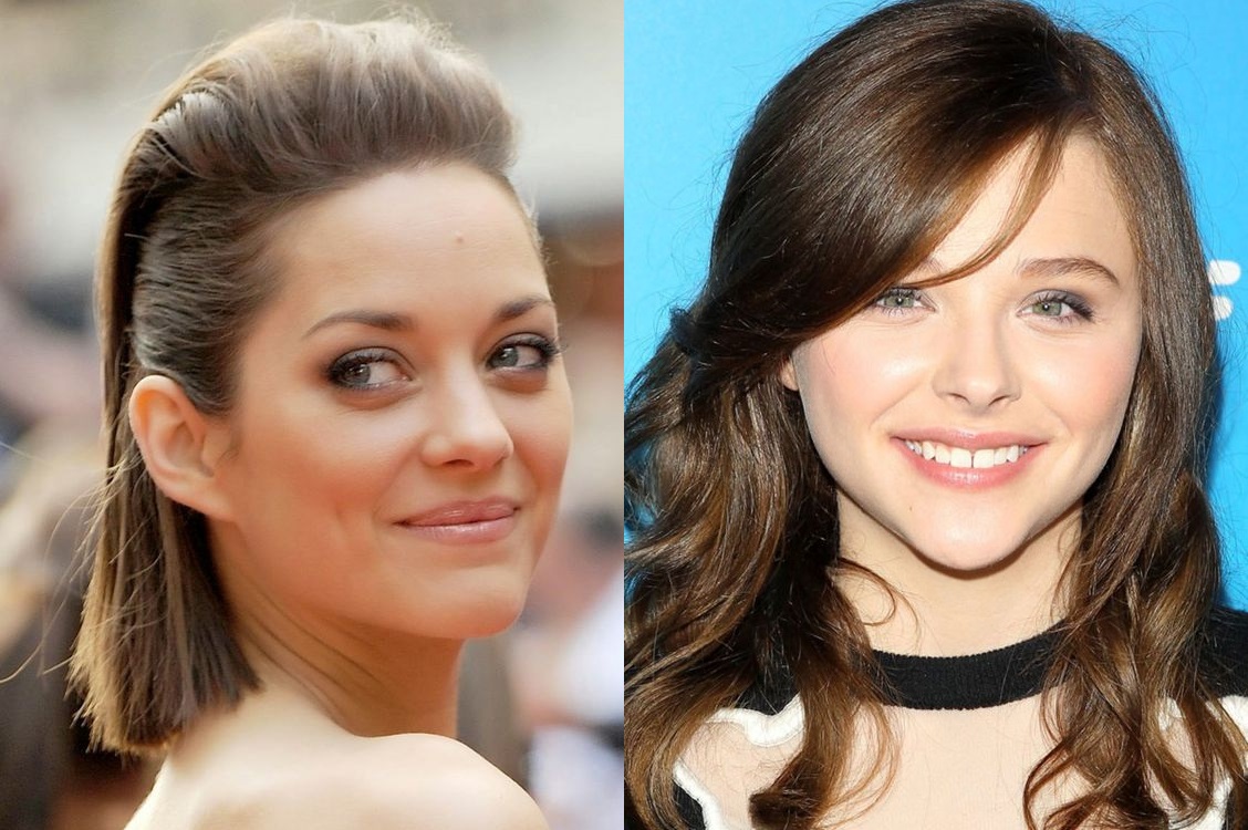 Penteados femininos para rosto triangular