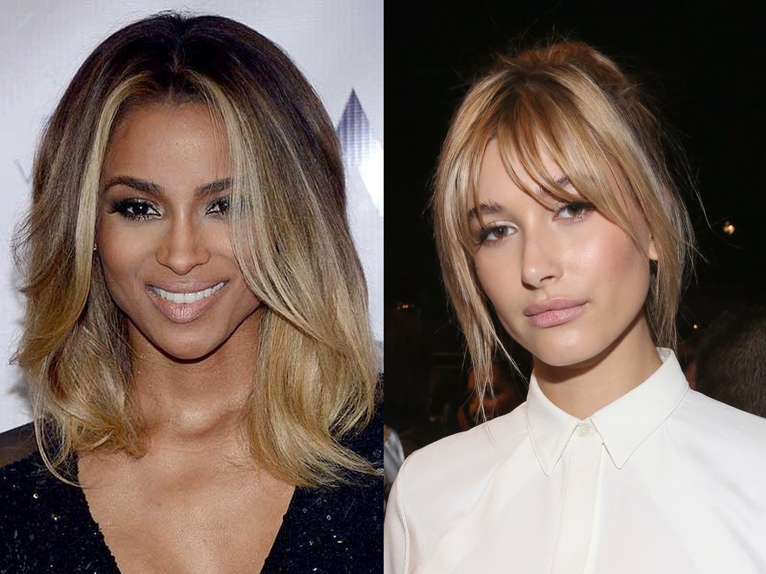 Penteados femininos para rosto triangular