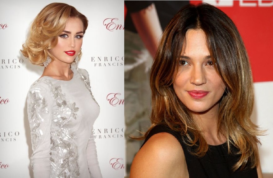 Penteados femininos para rosto triangular