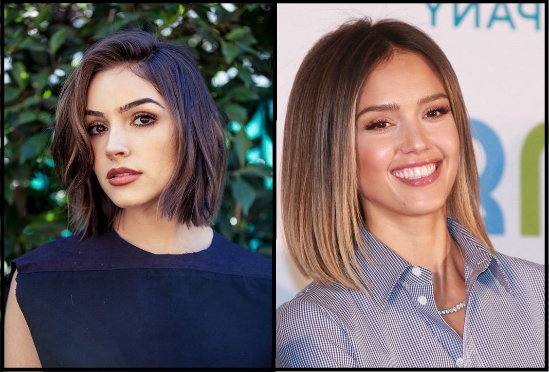 Penteados femininos para rosto oval