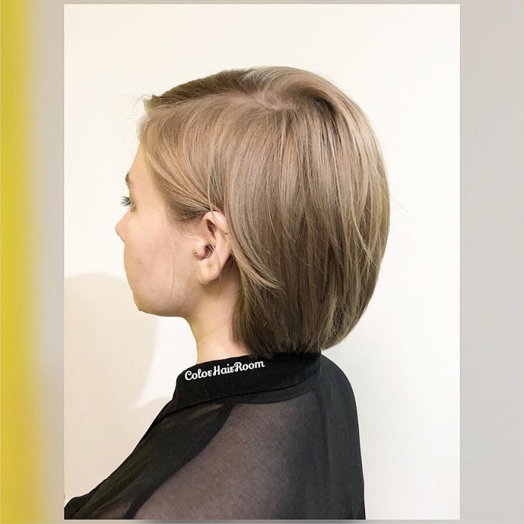 Cabelo castanho claro para cabelo curto