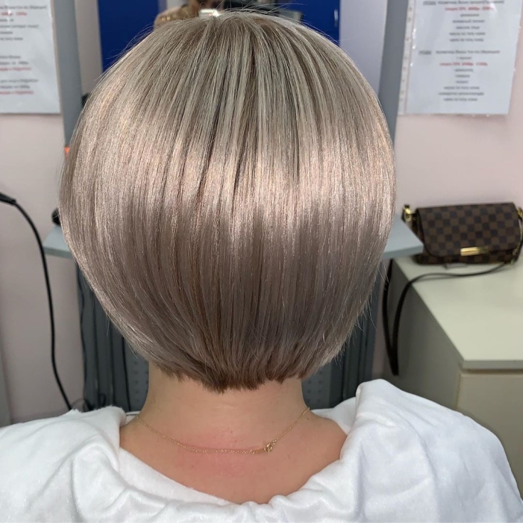 Cabelo castanho claro para cabelo curto