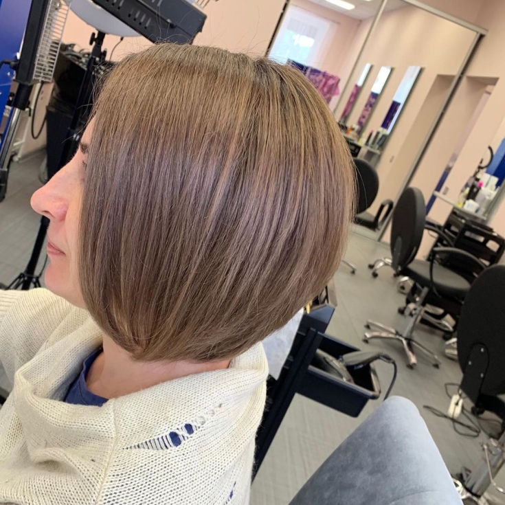 Cabelo castanho claro para cabelo curto