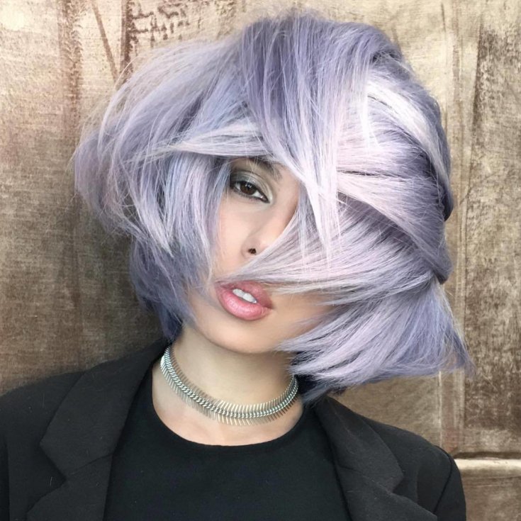 (+180 fotos) Tons de cor de cabelo cinza