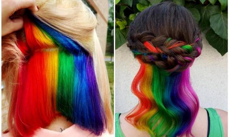 (+135 foto) Pinte o cabelo da criança de rosa