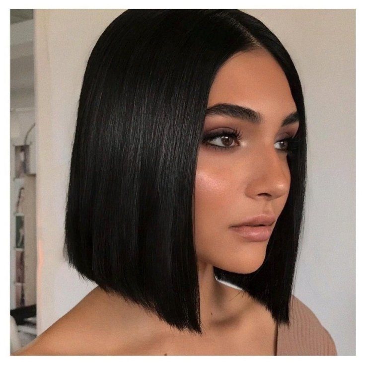(+180 fotos) Cabelo preto para cabelo curto