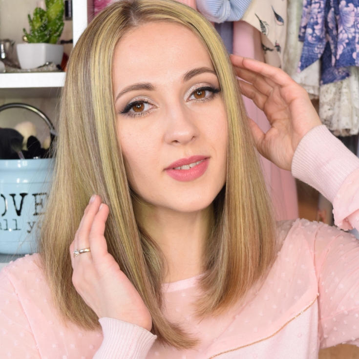 Cabelo claro para olhos castanhos