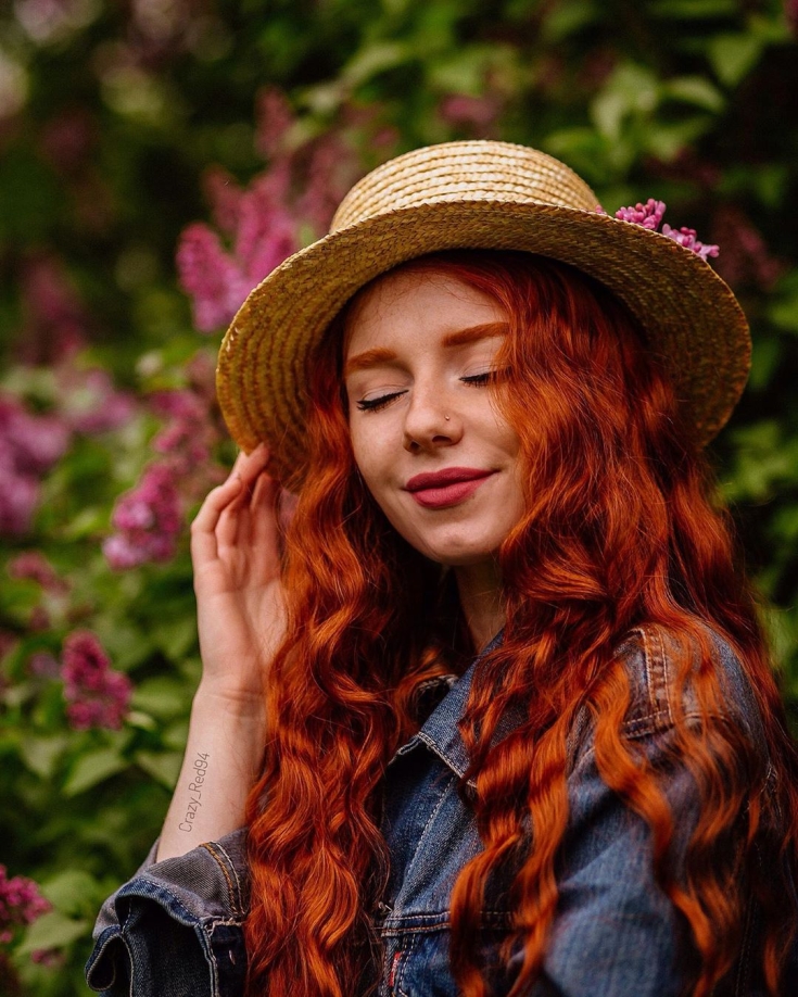 Cabelo vermelho cobre