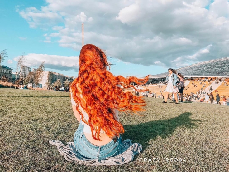 Cabelo vermelho cobre