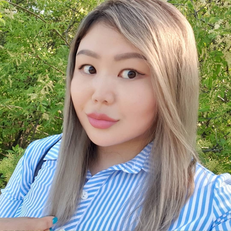 Cabelo claro para olhos castanhos