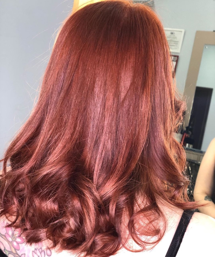 Cabelo castanho caramelo