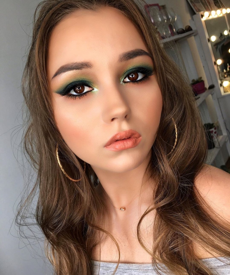 Cabelo castanho caramelo