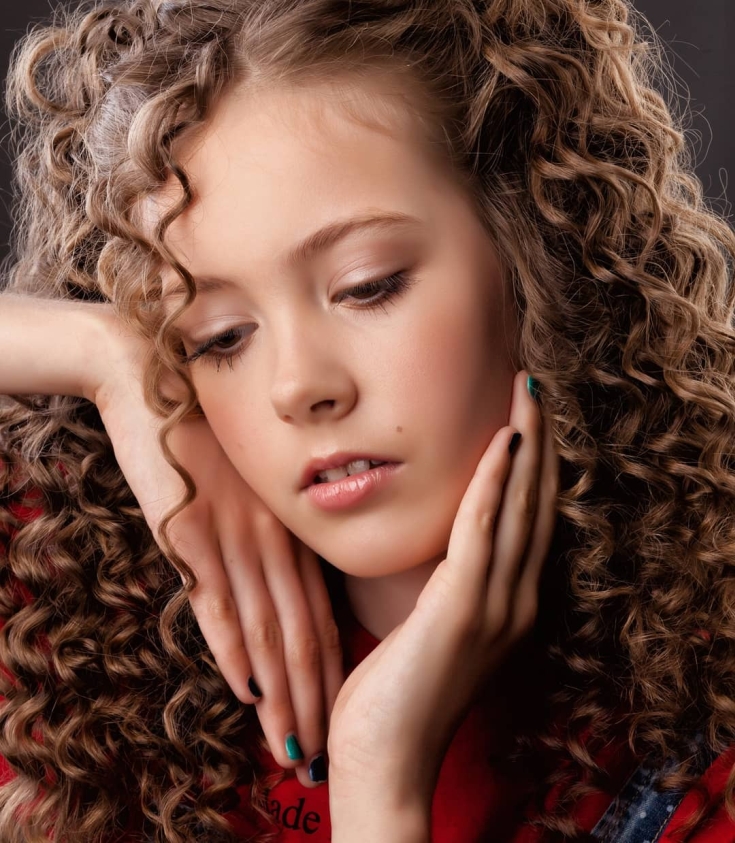 Cabelo castanho caramelo