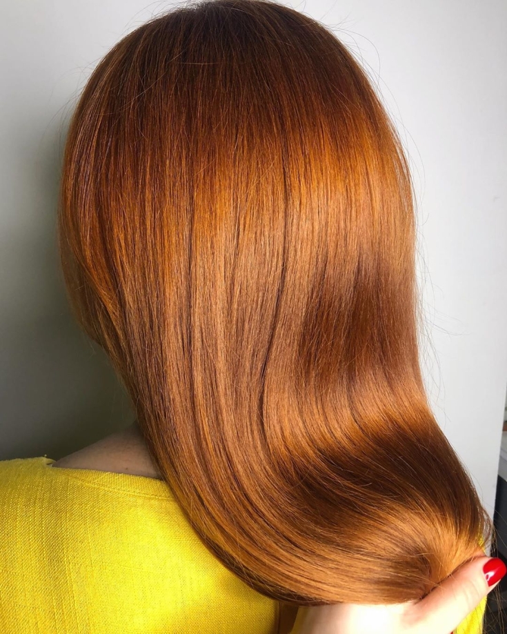 Cabelo vermelho cobre
