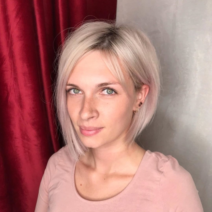 Cabelo claro para olhos verdes