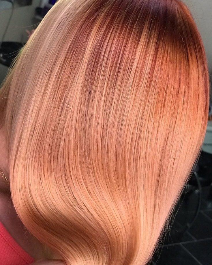 Cabelo castanho caramelo