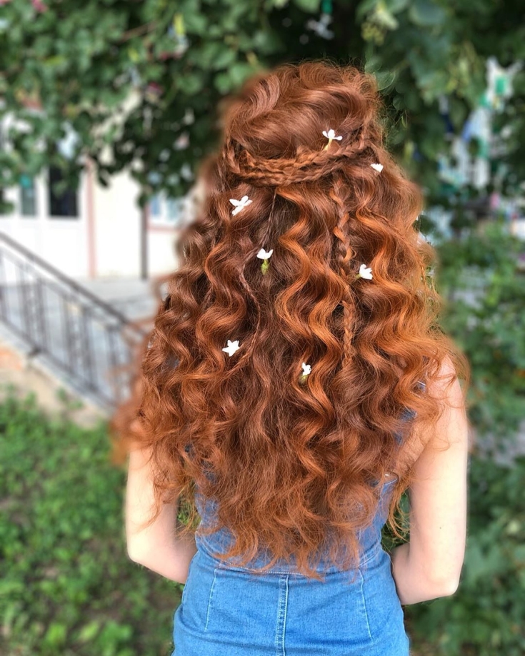 Cabelo castanho claro