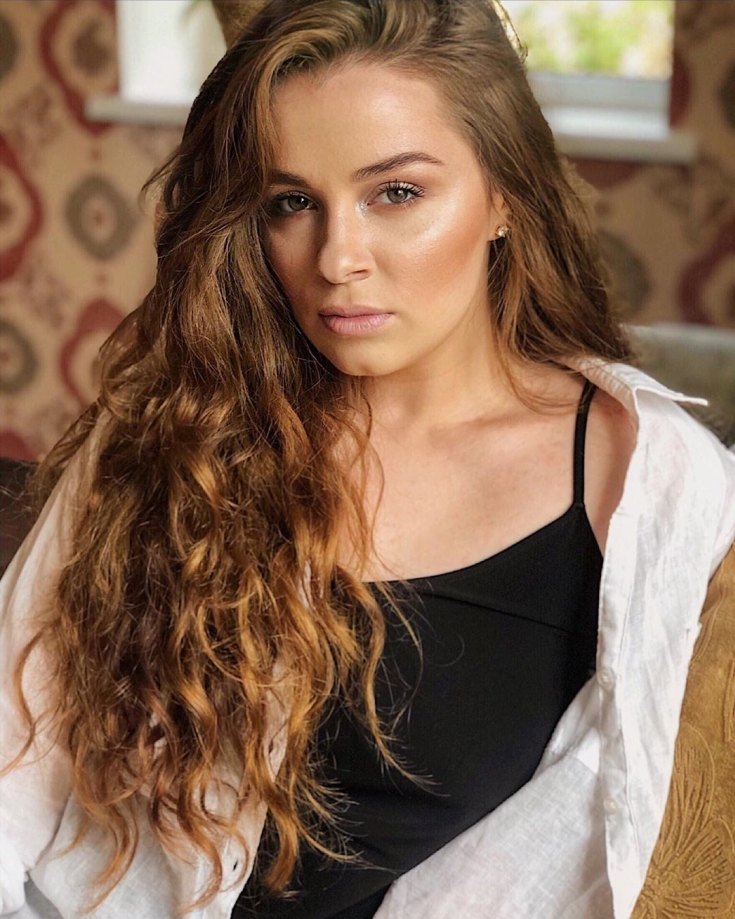 Cabelo castanho caramelo