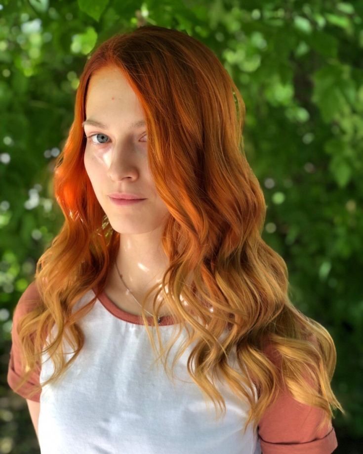 Cabelo castanho claro