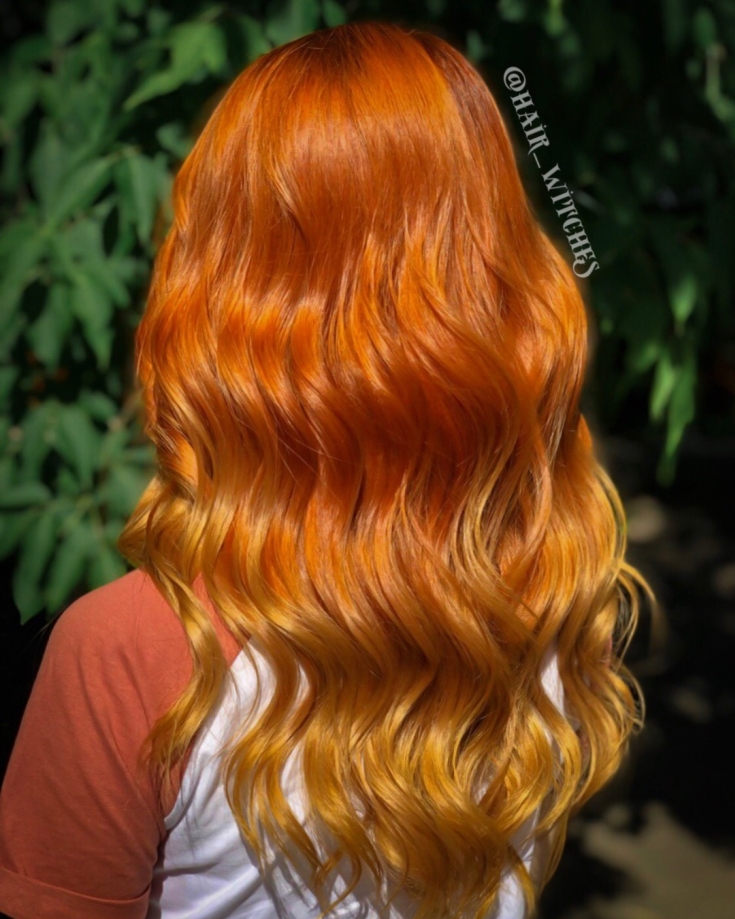 Cabelo vermelho cobre