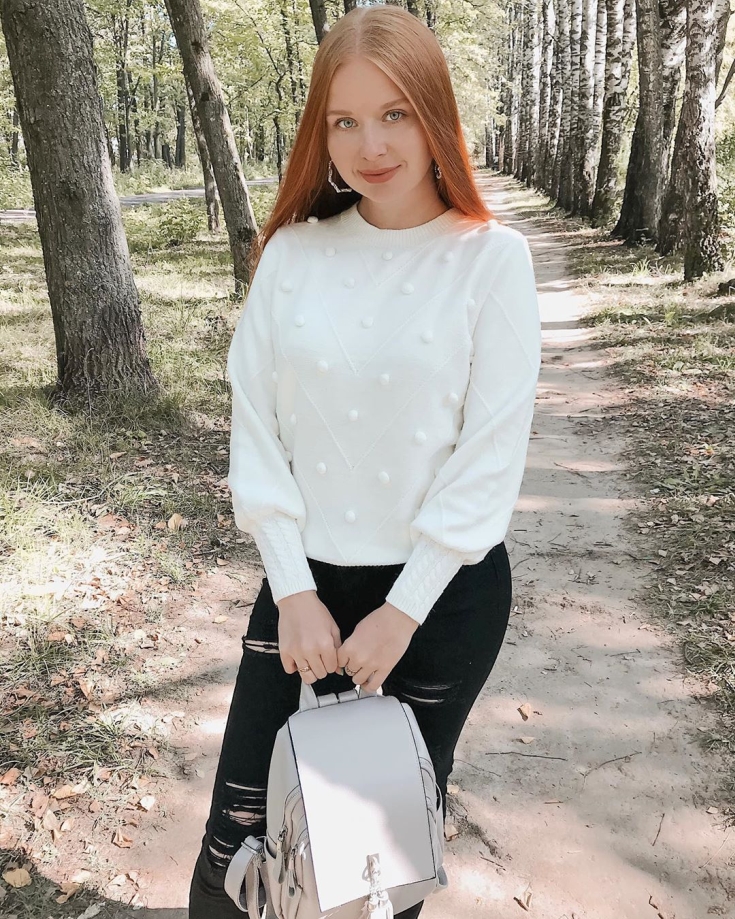 Cabelo ruivo para olhos azuis