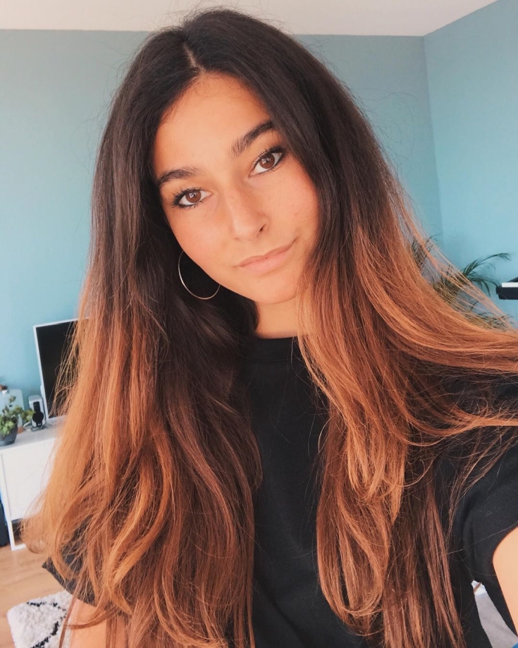 Cabelo castanho claro