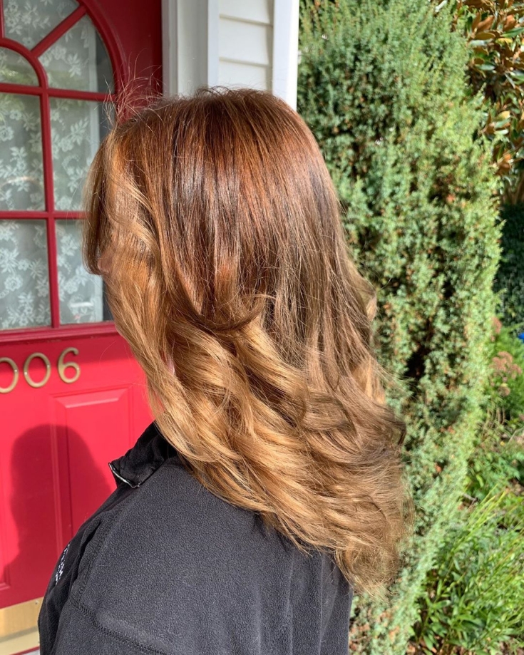 Cabelo castanho claro