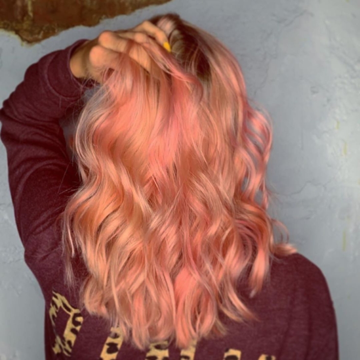 Cabelo ouro rosa
