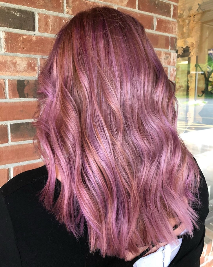 Cabelo ouro rosa