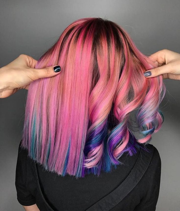 (+135 foto) Pinte o cabelo da criança de rosa