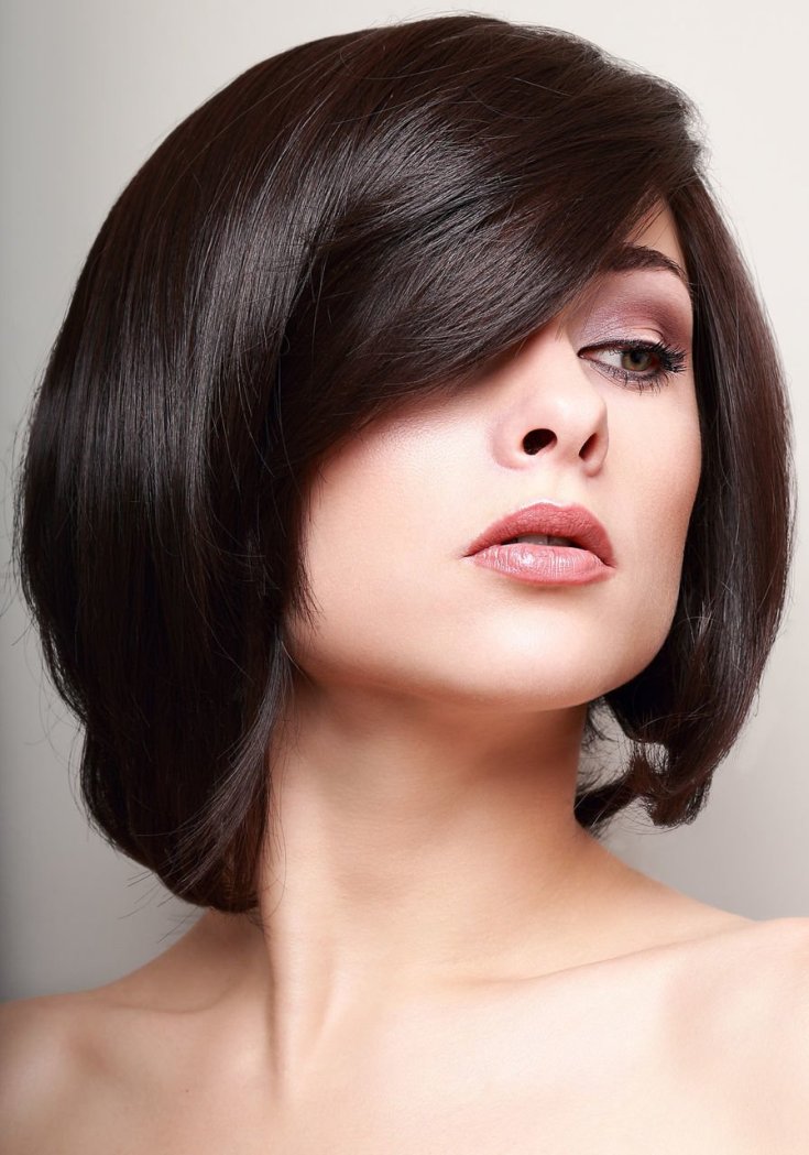 Cabelo preto bob