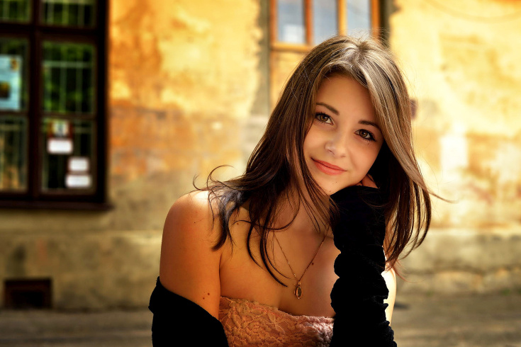 (+150 foto) Cabelo claro para olhos castanhos