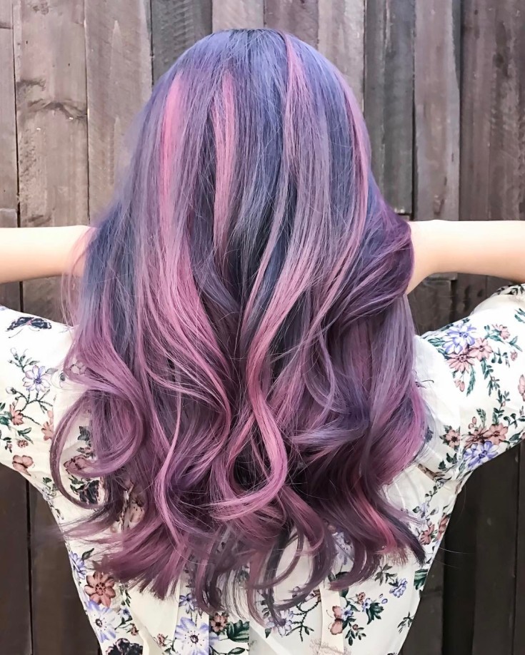 (+135 foto) Pinte o cabelo da criança de rosa