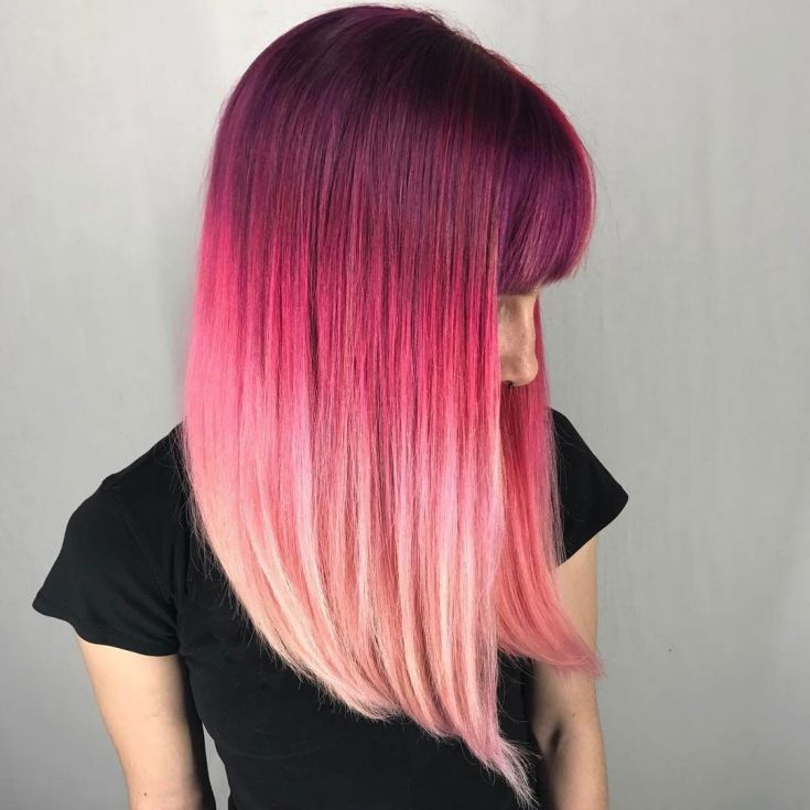 (+135 foto) Pinte o cabelo da criança de rosa