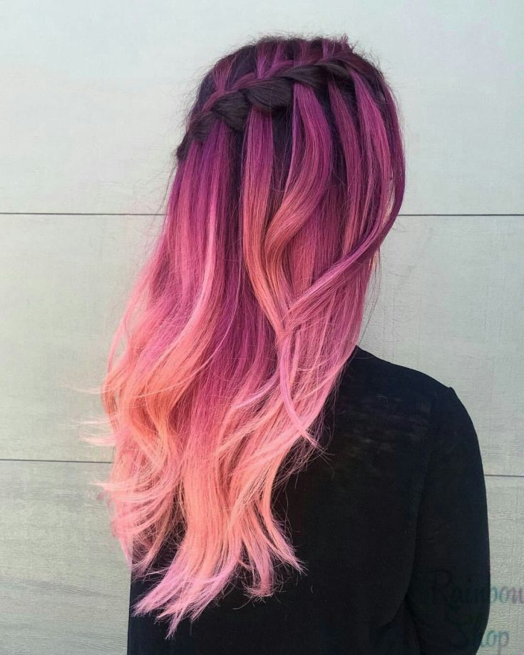 (+135 foto) Pinte o cabelo da criança de rosa
