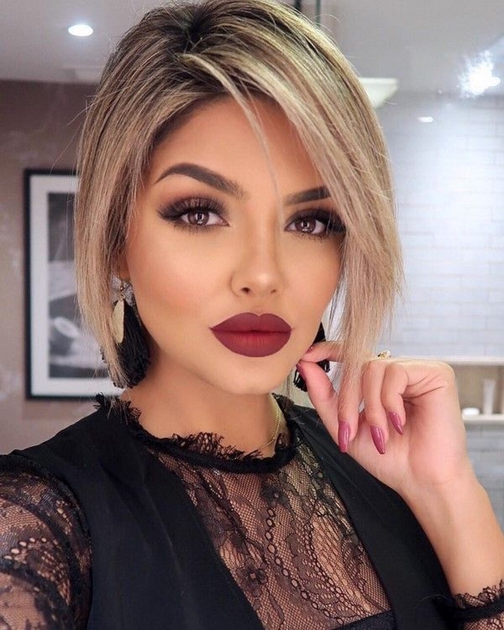 Cabelo claro para olhos castanhos