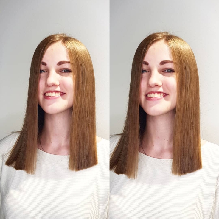 Corte de cabelo para cabelos médios, tendências da moda outono
