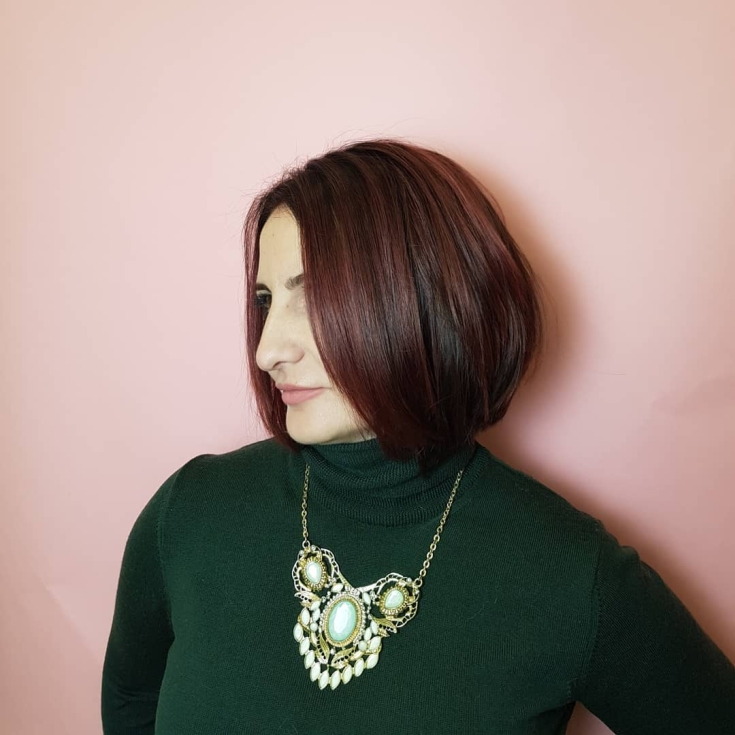 Corte de cabelo para cabelos médios, tendências da moda outono