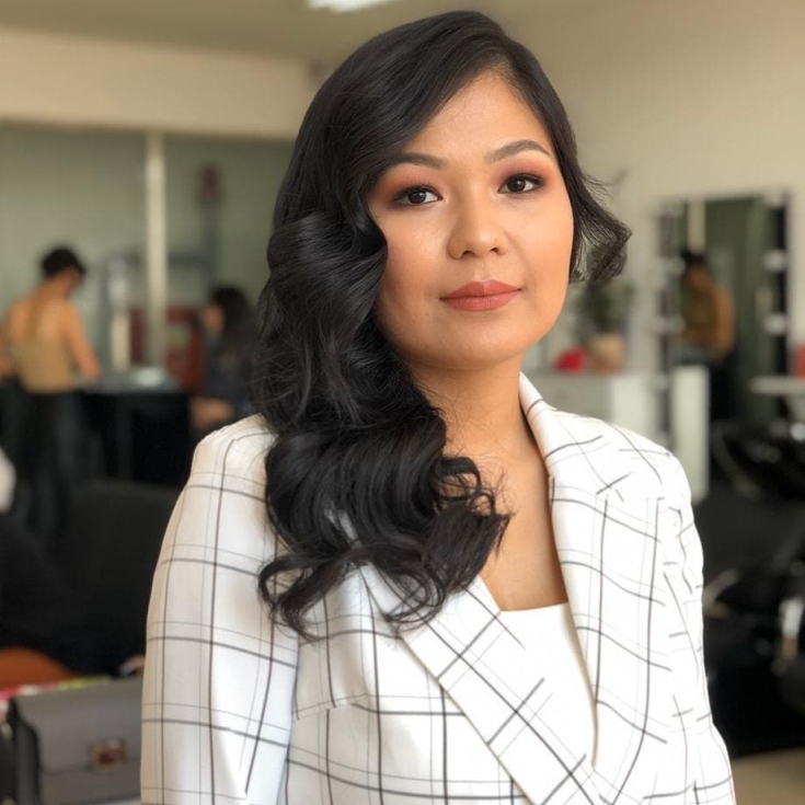 Corte de cabelo para cabelos médios, tendências da moda outono