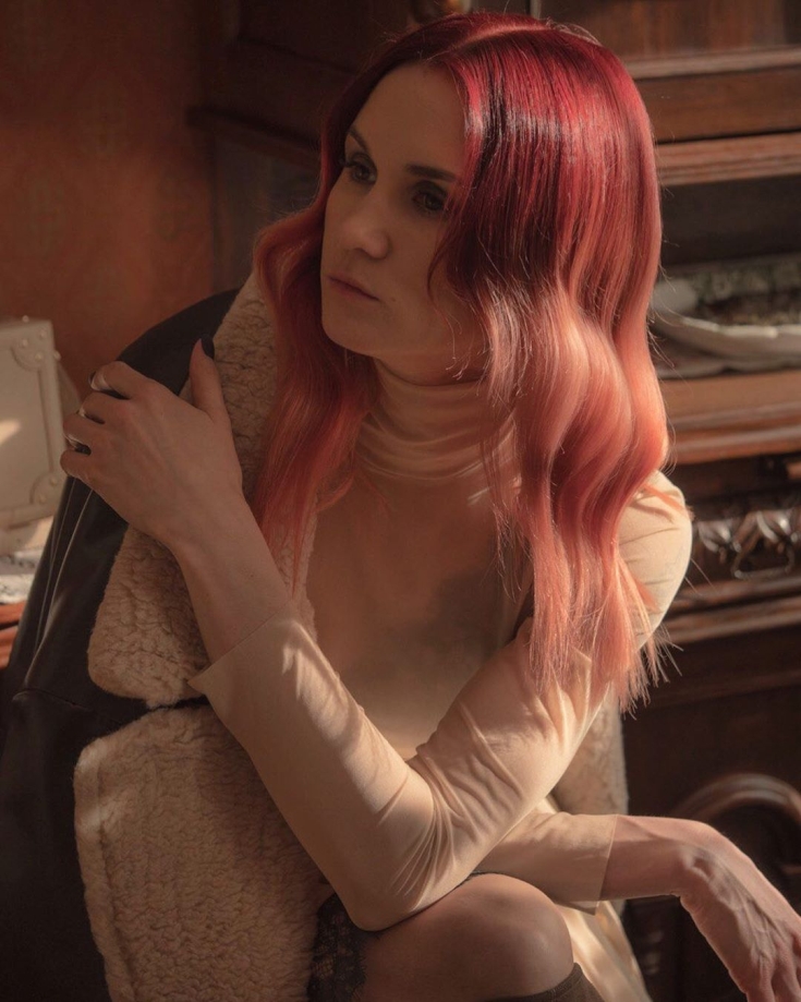 Corte de cabelo para cabelos médios, tendências da moda outono