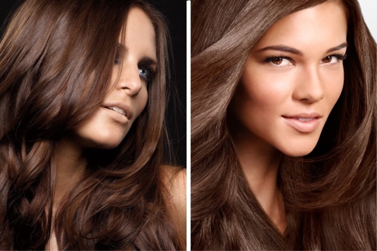 Cabelo leitoso com diferentes tons