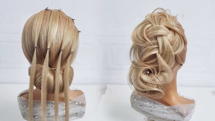 Penteados para o ano novo para cabelos médios, faça você mesmo em casa