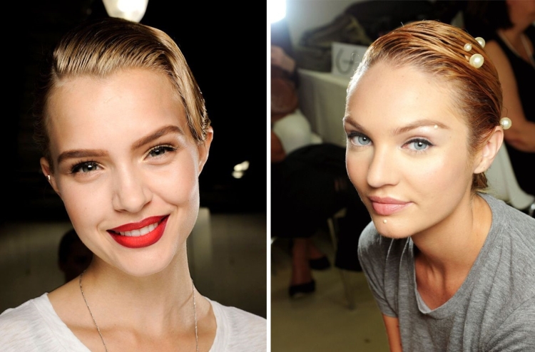 Penteados para o Ano Novo para cabelos curtos com suas próprias mãos em casa